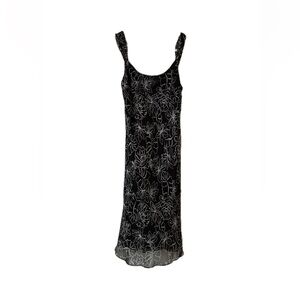 Black Floral Maxi Dress